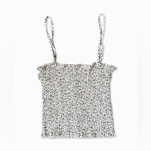 Brandy Melville Smocked Tank Top